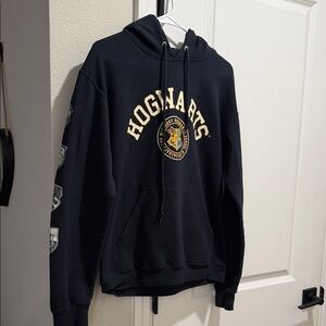 Navy Hogwarts Crest Hoodie
